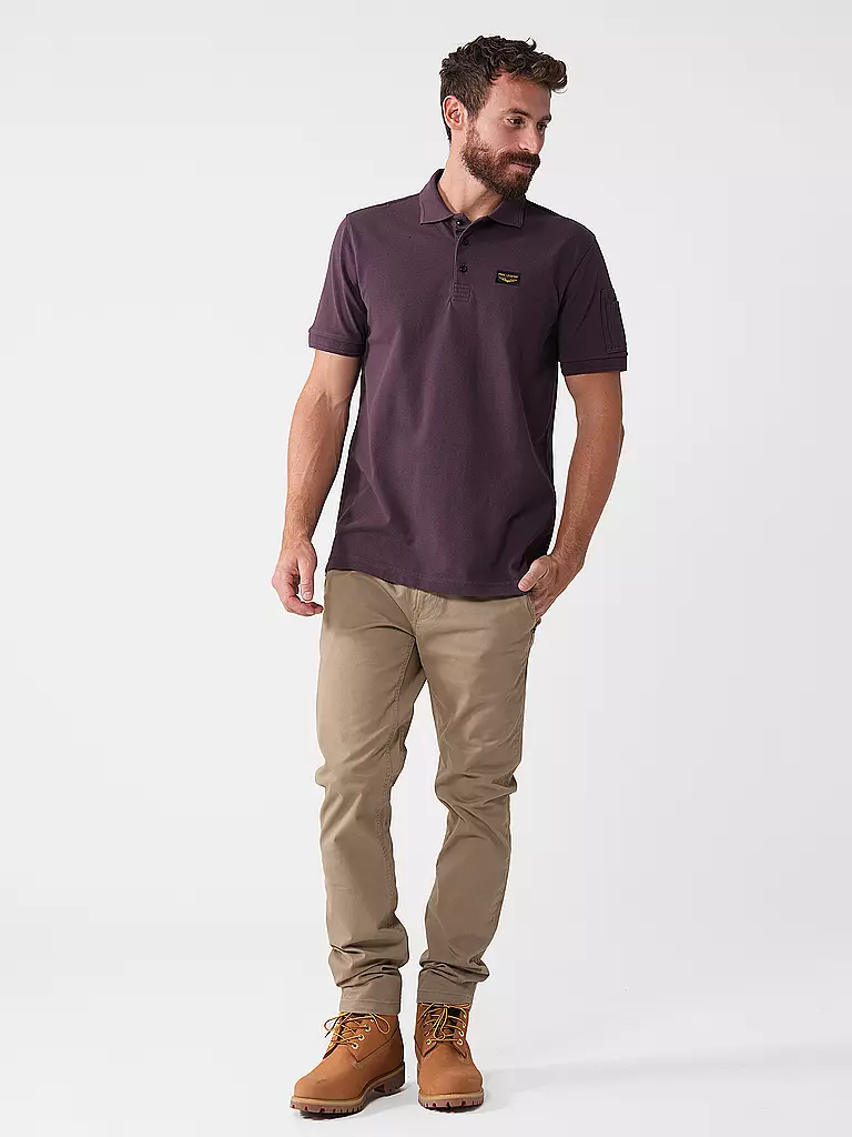 PME LEGEND Poloshirt  dunkelrot