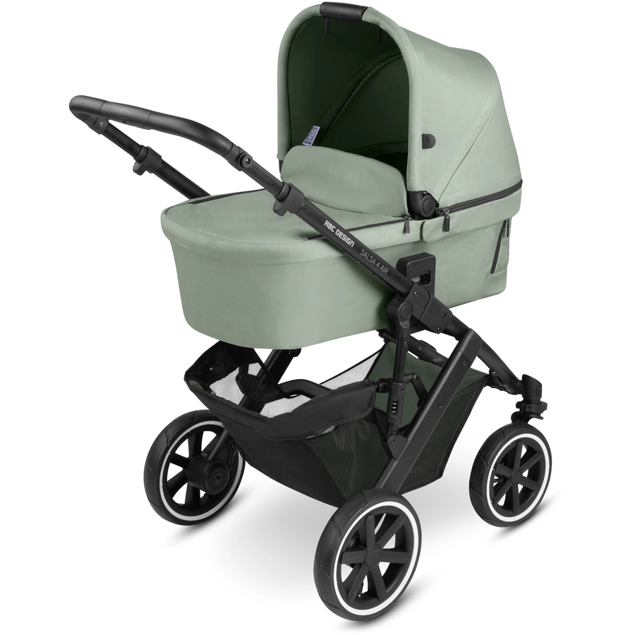 ABC DESIGN Kombikinderwagen Salsa 4 Air Pine Kollektion 2024 + Regenschutz und Adapter gratis