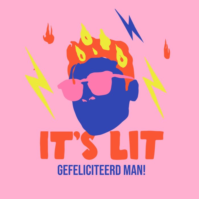 Greetz | Verjaardagskaart | gefeliciteerd man!