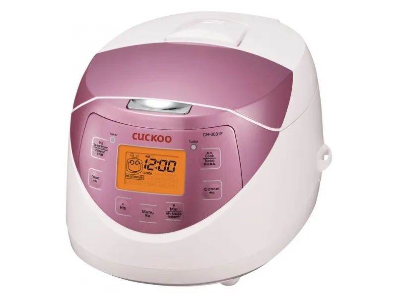 Cuckoo CR-0631F - Riskoger - 1.08 liter - 580 W - hvid/pink