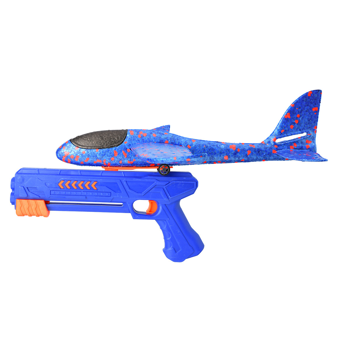 Topolino Flugzeug mit Shooter blau / rot