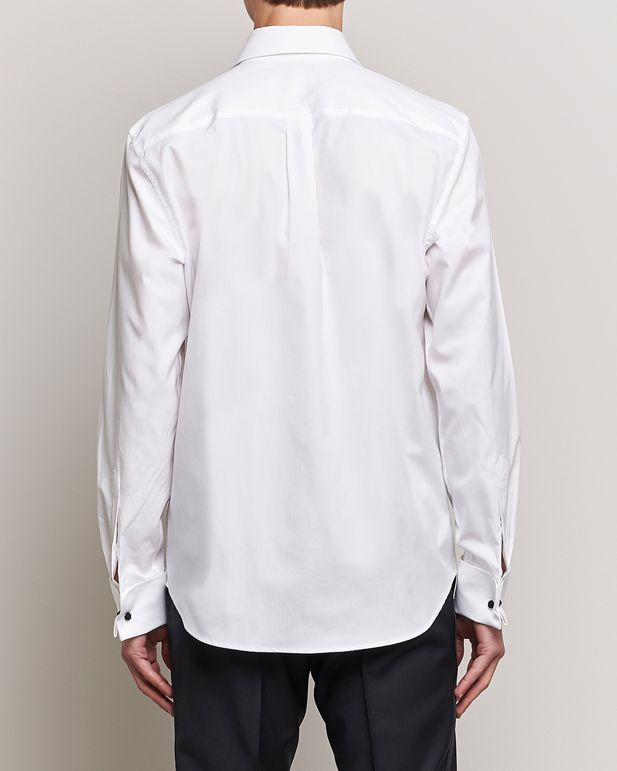 Oscar Jacobson Reg Fit Cut Away Tuxedo Double Cuff White