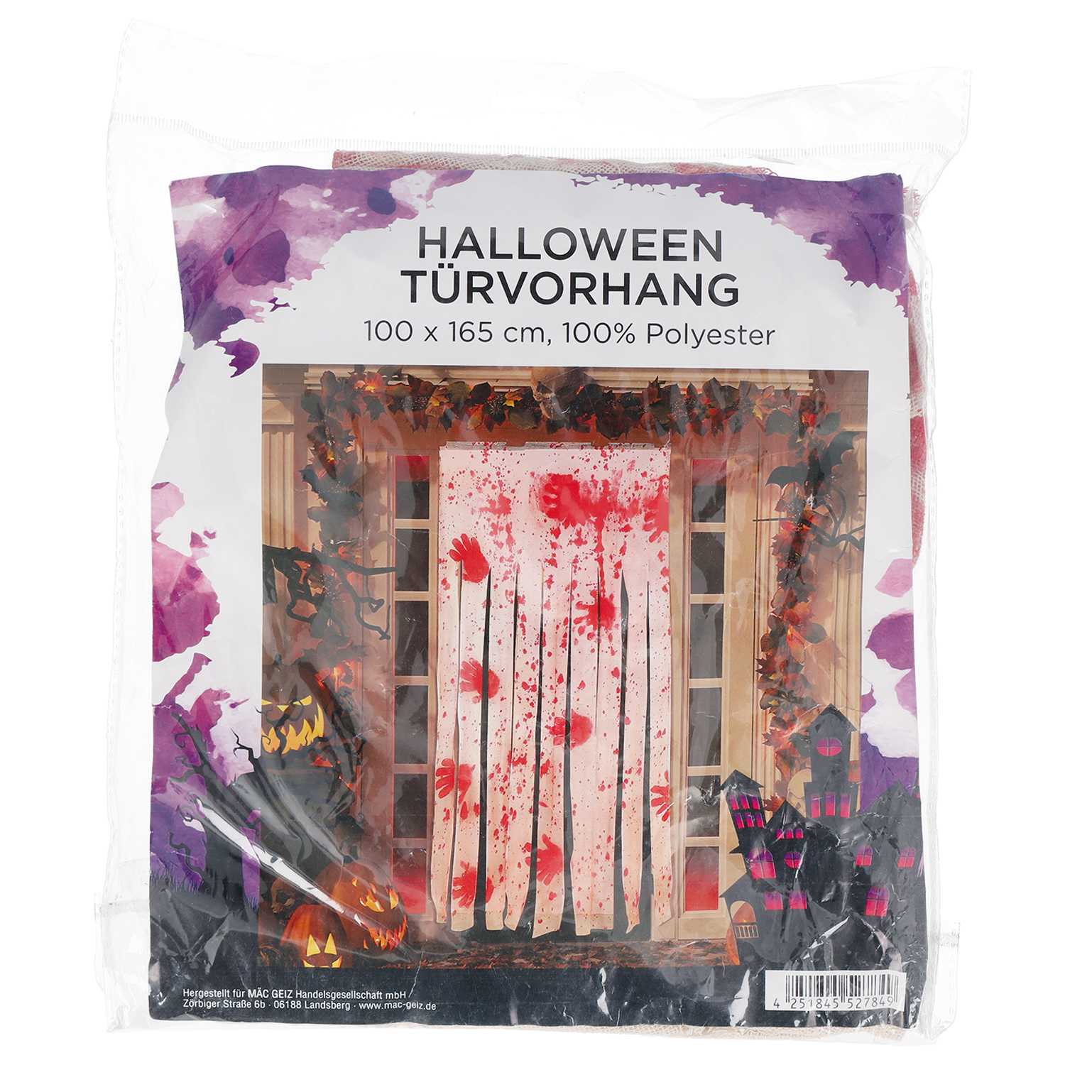 novooo Halloween Türvorhang 100x165cm