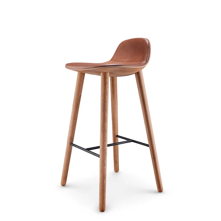 Eva Solo - Abalone Barhocker H 75 cm, Eiche natur / cognac
