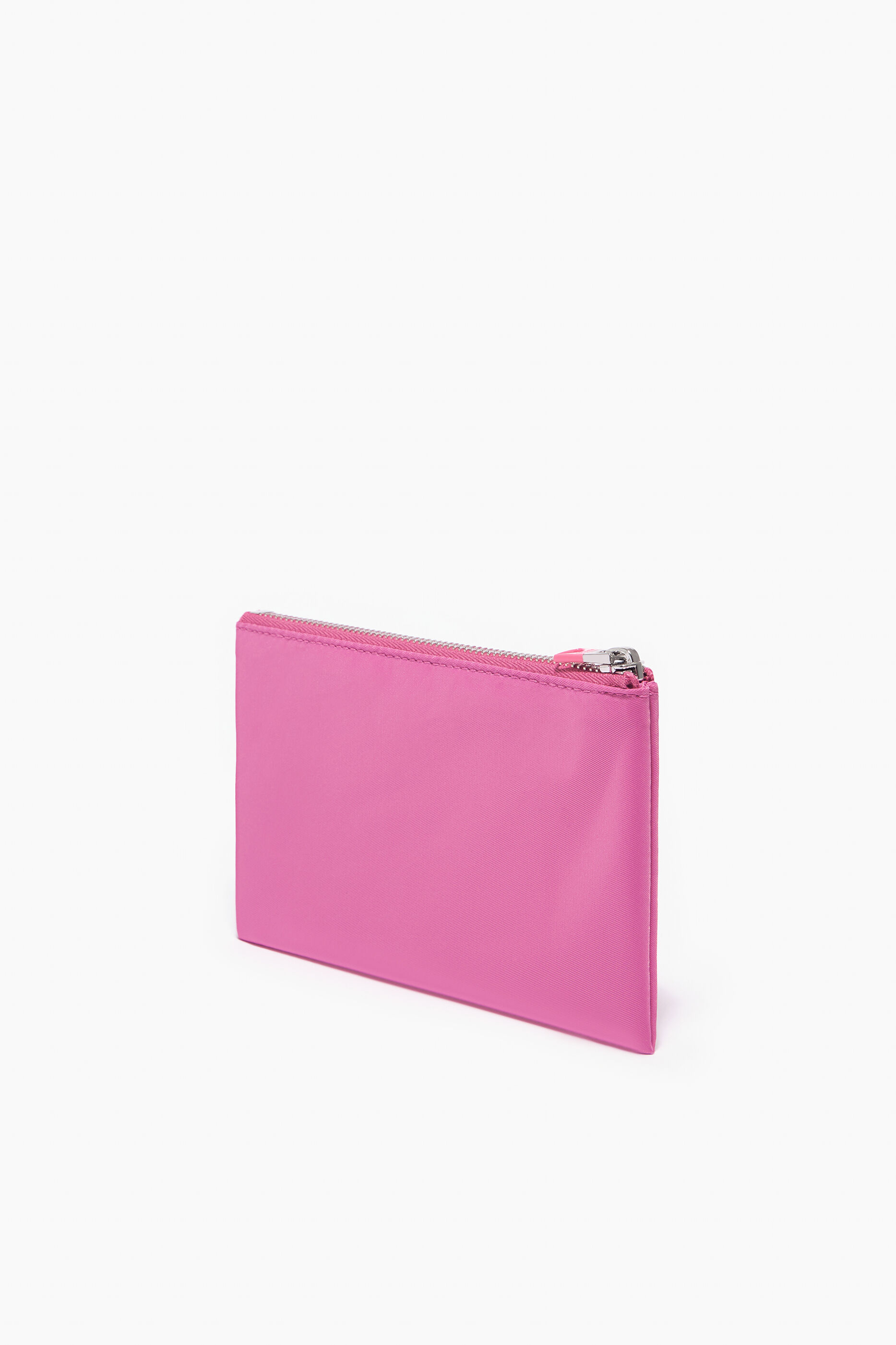 Carteira dupla de náilon rosa