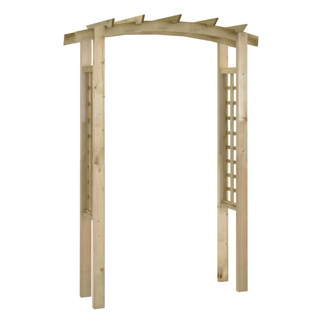 Voûte en treillis 150x60x210 cm bois
