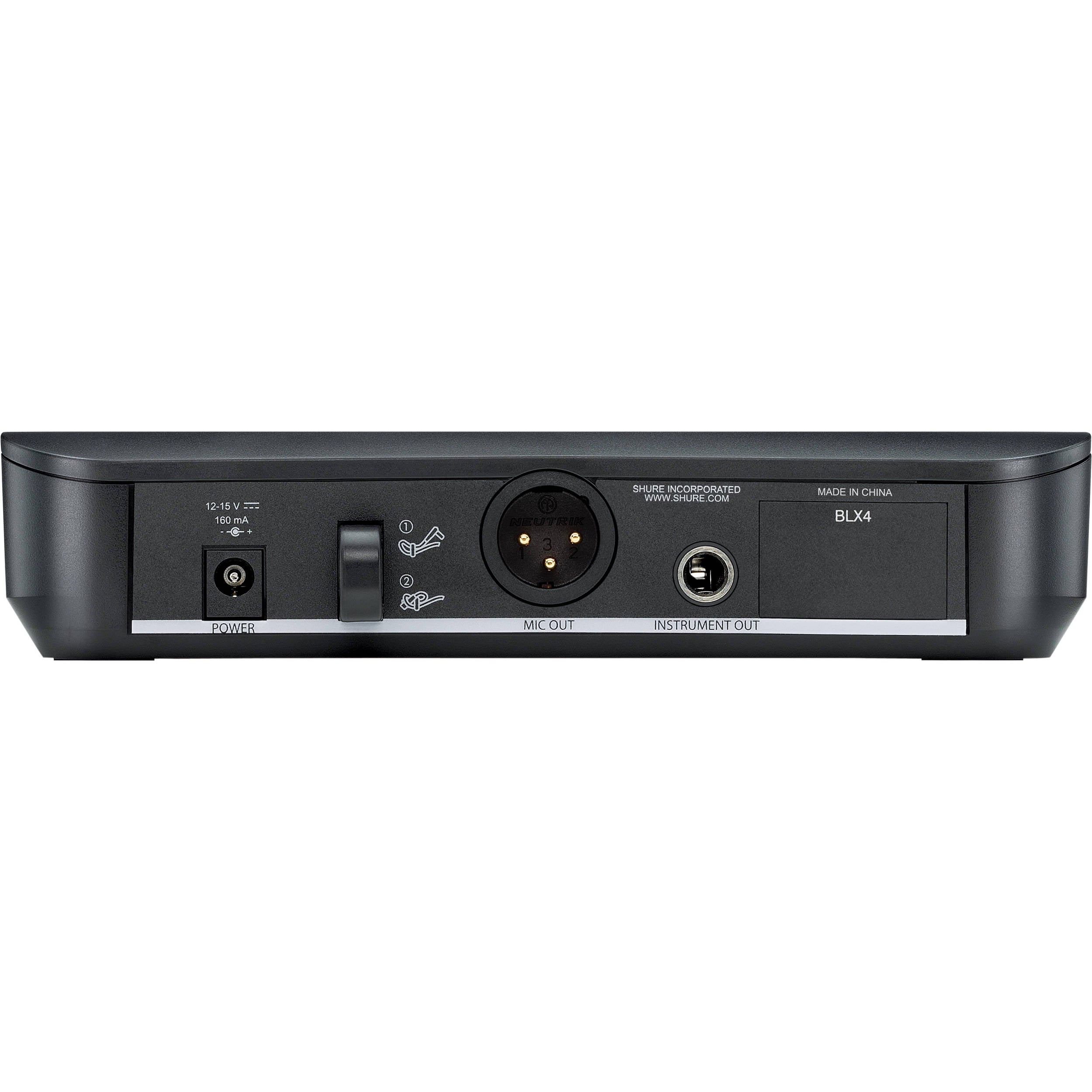 Shure BLX24E/PG58-H8E draadloos handheld systeem (518-542 MHz)
