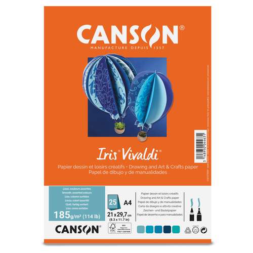 CANSON Iris Vivaldi® farbiges Papier-Sortiment
