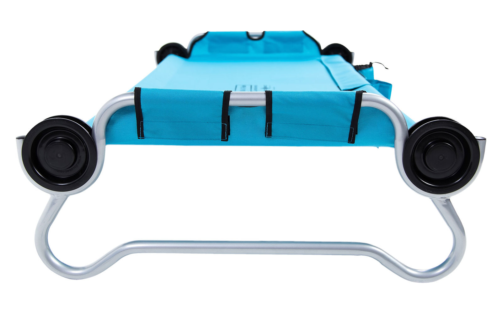Disc-O-Bed Kid-O-Bed Einzelbett runder Rahmen ohne Seitentasche -Rot