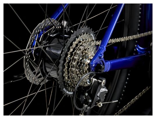 Vélo de Fitness Électrique Trek Dual Sport  2 Stagger LT Shimano Acera 8V 250 Wh 27.5'' Bleu 2025