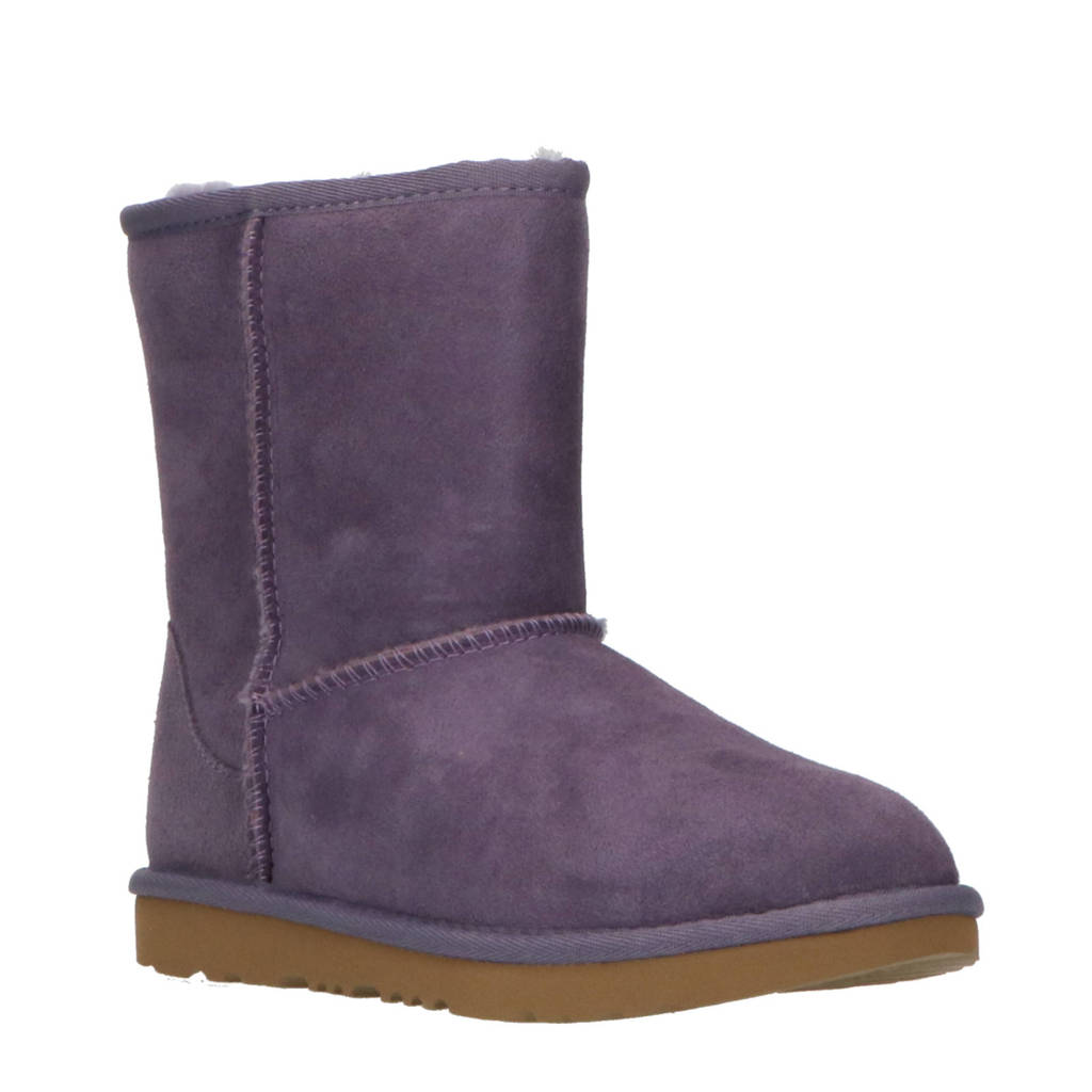 UGG Classic llsuède enkelboots lila