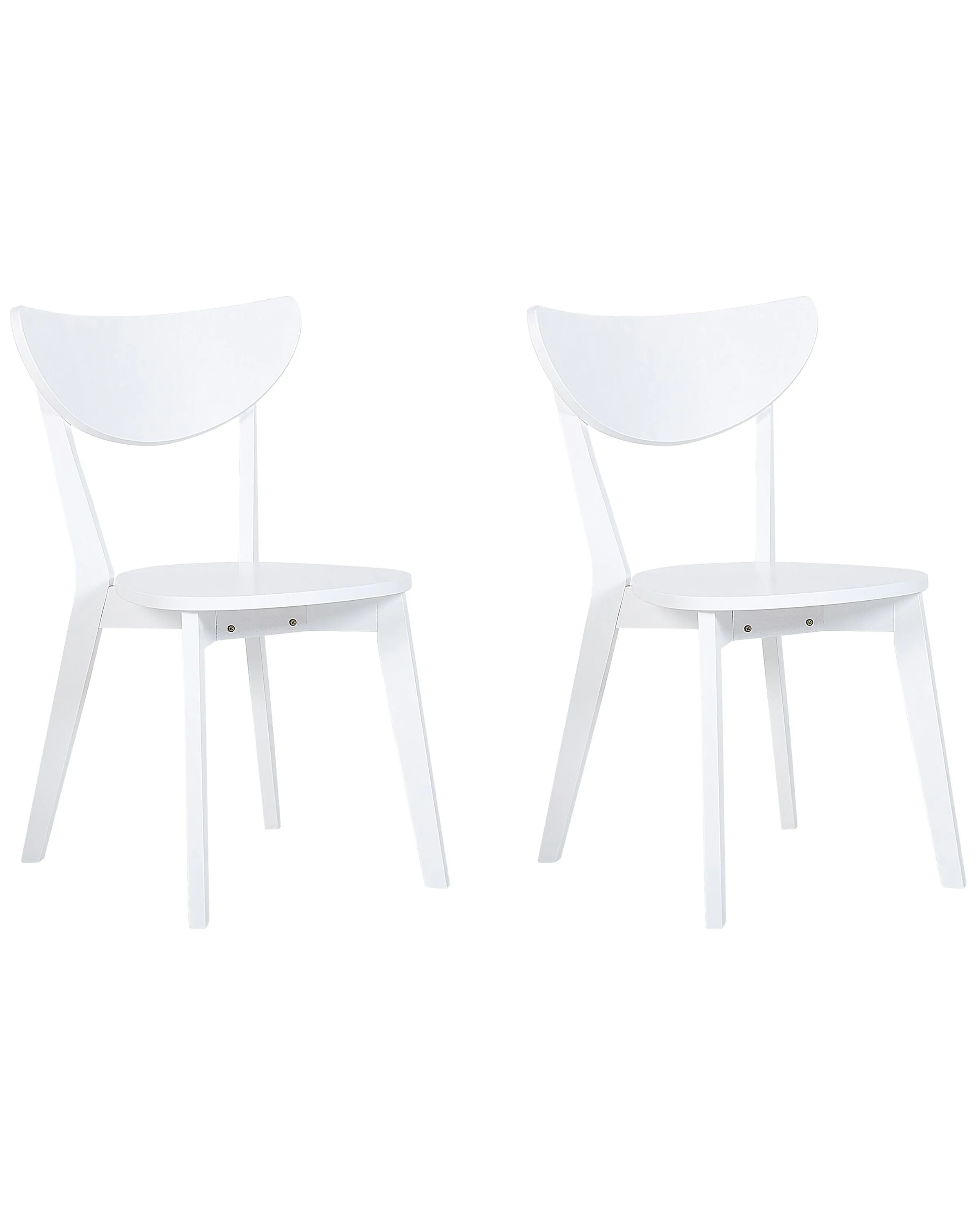 Set van 2 eetkamerstoelen ROXBY Wit