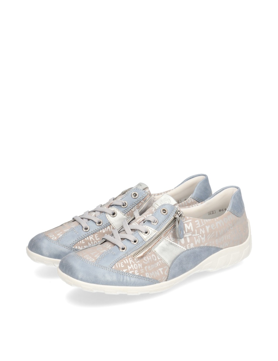 Lederkombination Sneaker