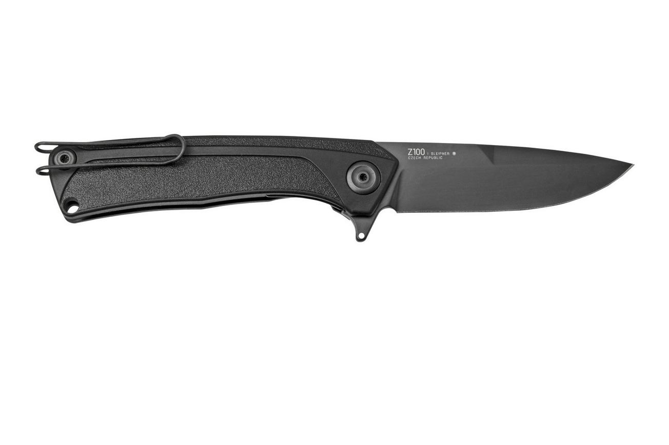 ANV Knives Z100 BB Sleipner Black DLC GRN Linerlock Z100-052, zakmes