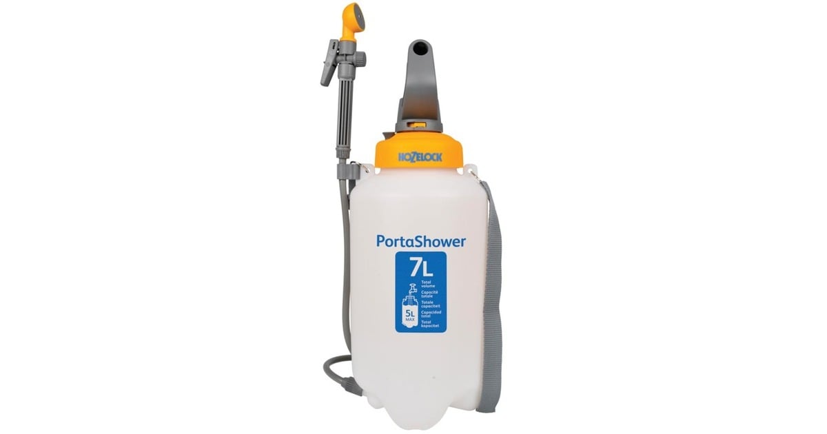 HozelockPortashower buitendouche  (Wit/oranje)