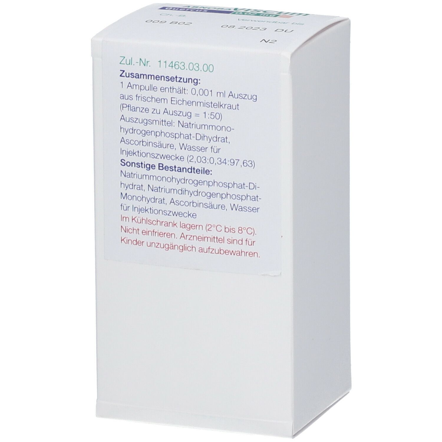 abnobaVISCUM® Quercus 0,02 mg Ampullen