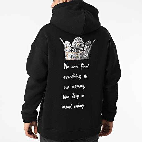Sweat Capuche Bruno Noir