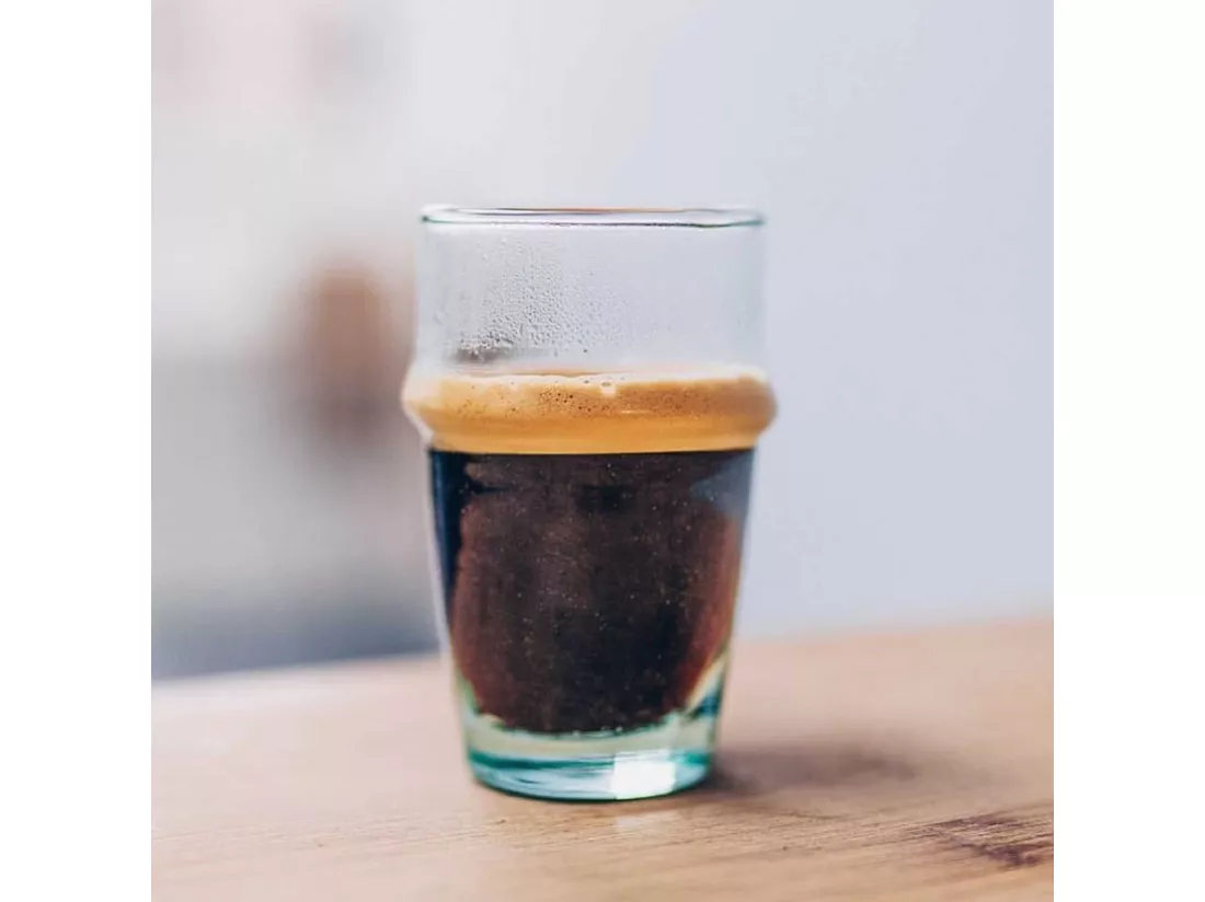 Novastyl - Lot 6 Gobelets A Cafe Beldi 9cl En Verre Recycle Transparent