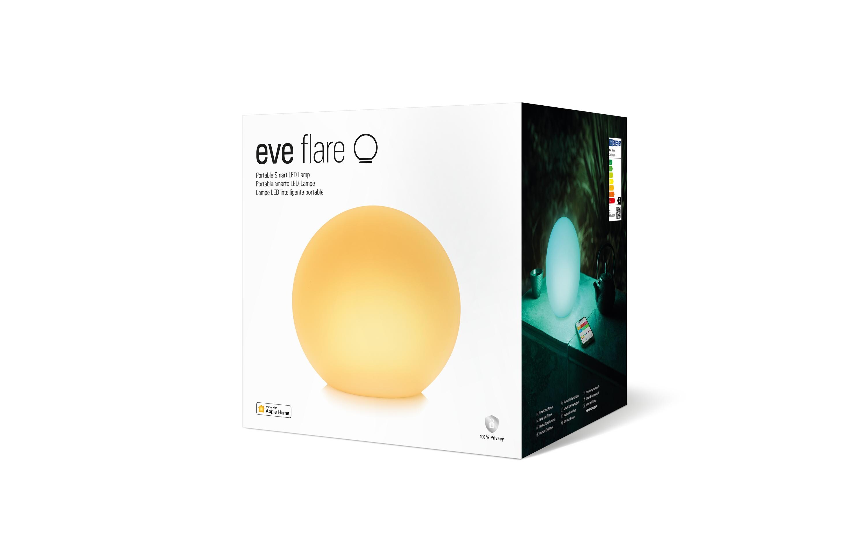 LED-Leuchte Eve Flare<br>Portable smarte LED-Lampe mit Apple HomeKit-Technologie