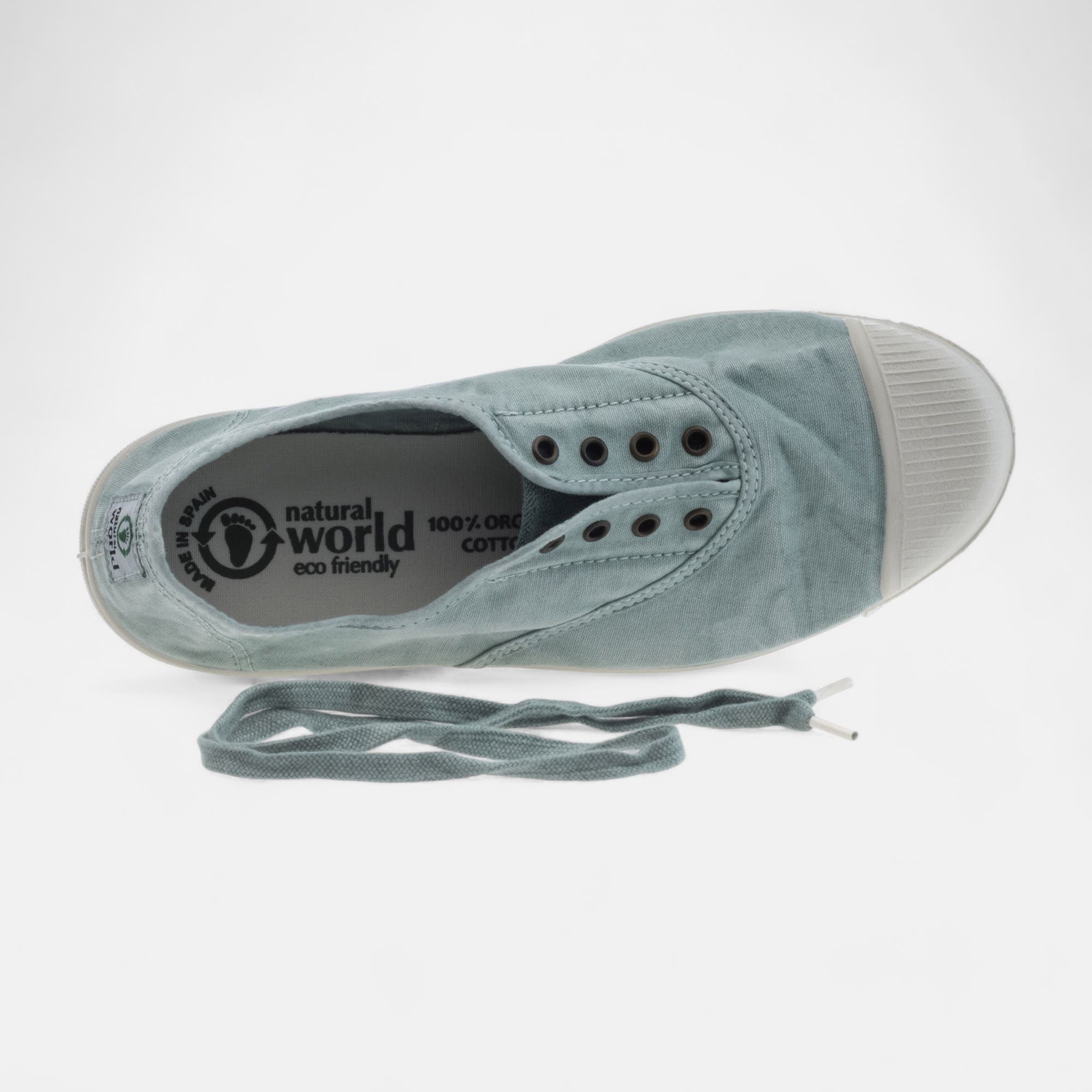 Baskets en toile Femme vert