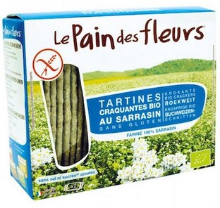 Le Pain des Fleurs Boekweit Crackers Zonder Zout 150GR