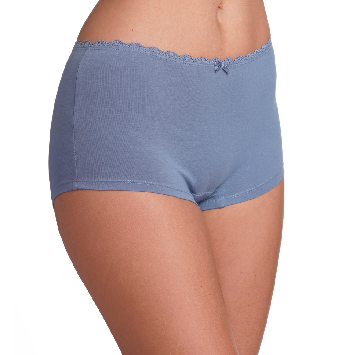Gina Benotti 4 Damen Shorts im Set blau / dunkelblau / weiss
