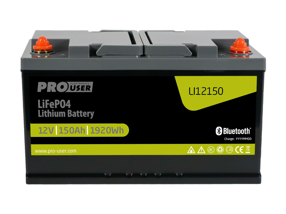 Pro-user LI12150 Lithium accu - 150 Ah