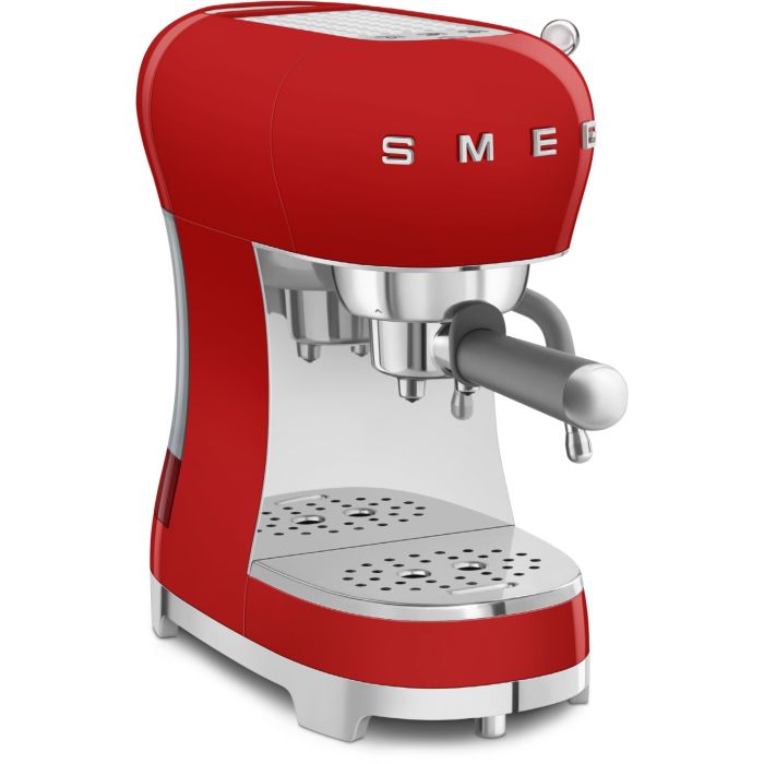 SMEG Espresso-Kaffeemaschine 50's Style ECF02RDEU Rot