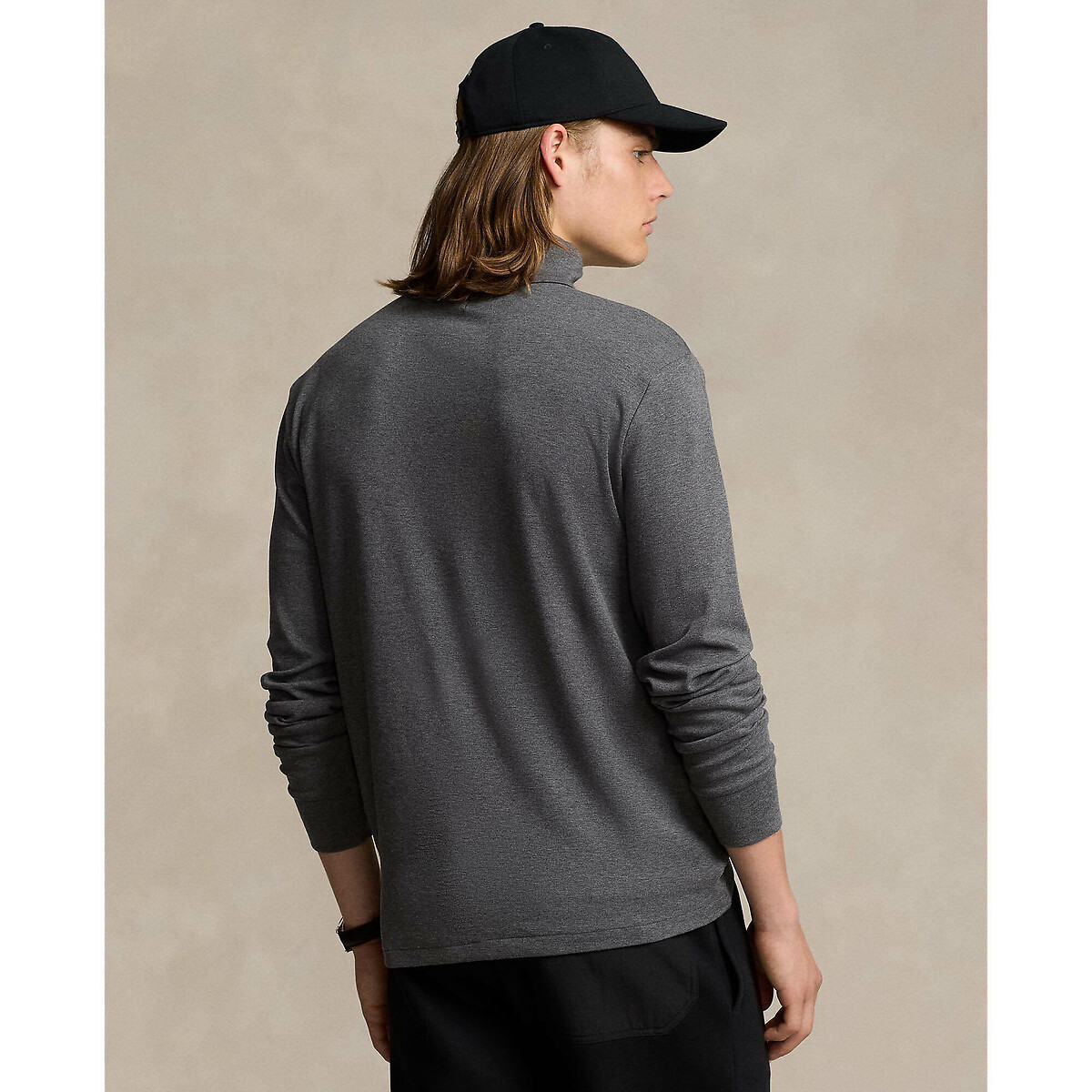 Camiseta POLO RALPH LAUREN com gola alta e mangas compridas