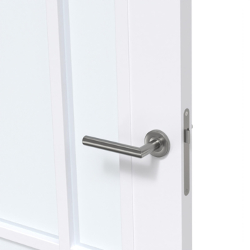 Arne & Bodil binnendeur ABD521 satijnglas - extra wit afgelakt - glaslat extra wit