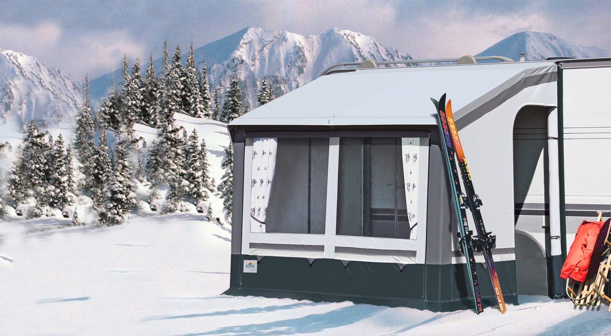 Brand Pamir S Teilzelt 300 x 215 cm Größe 3