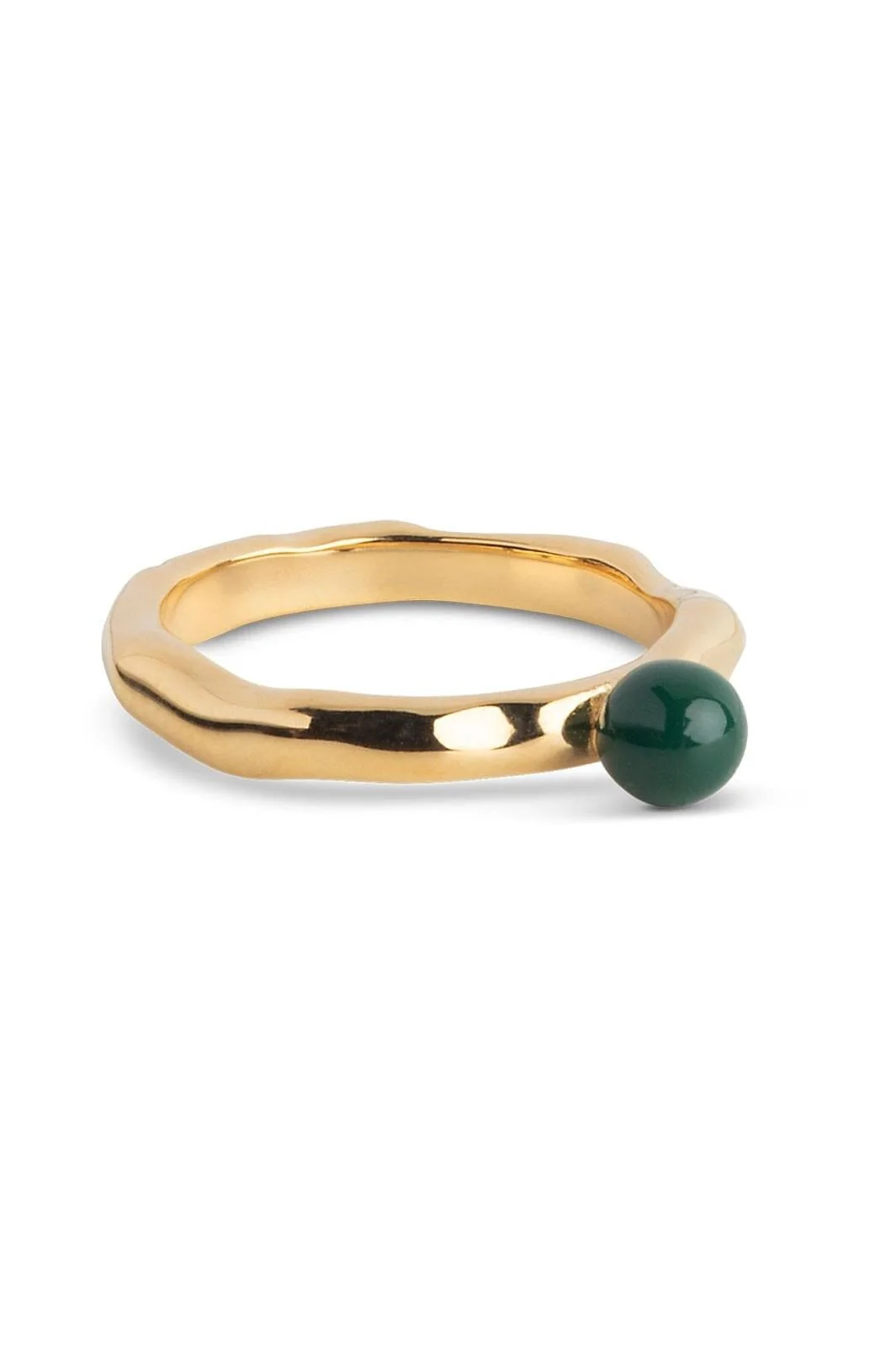 Enamel Copenhagen Ring, Ariel R93G petrol green 1