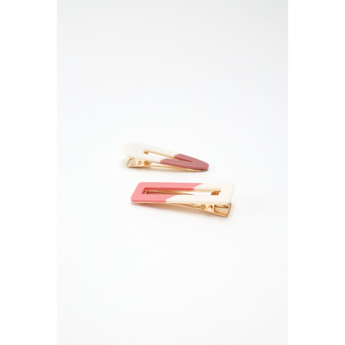 Veritas-Set 2 haarspelden bicolour 6x2cm