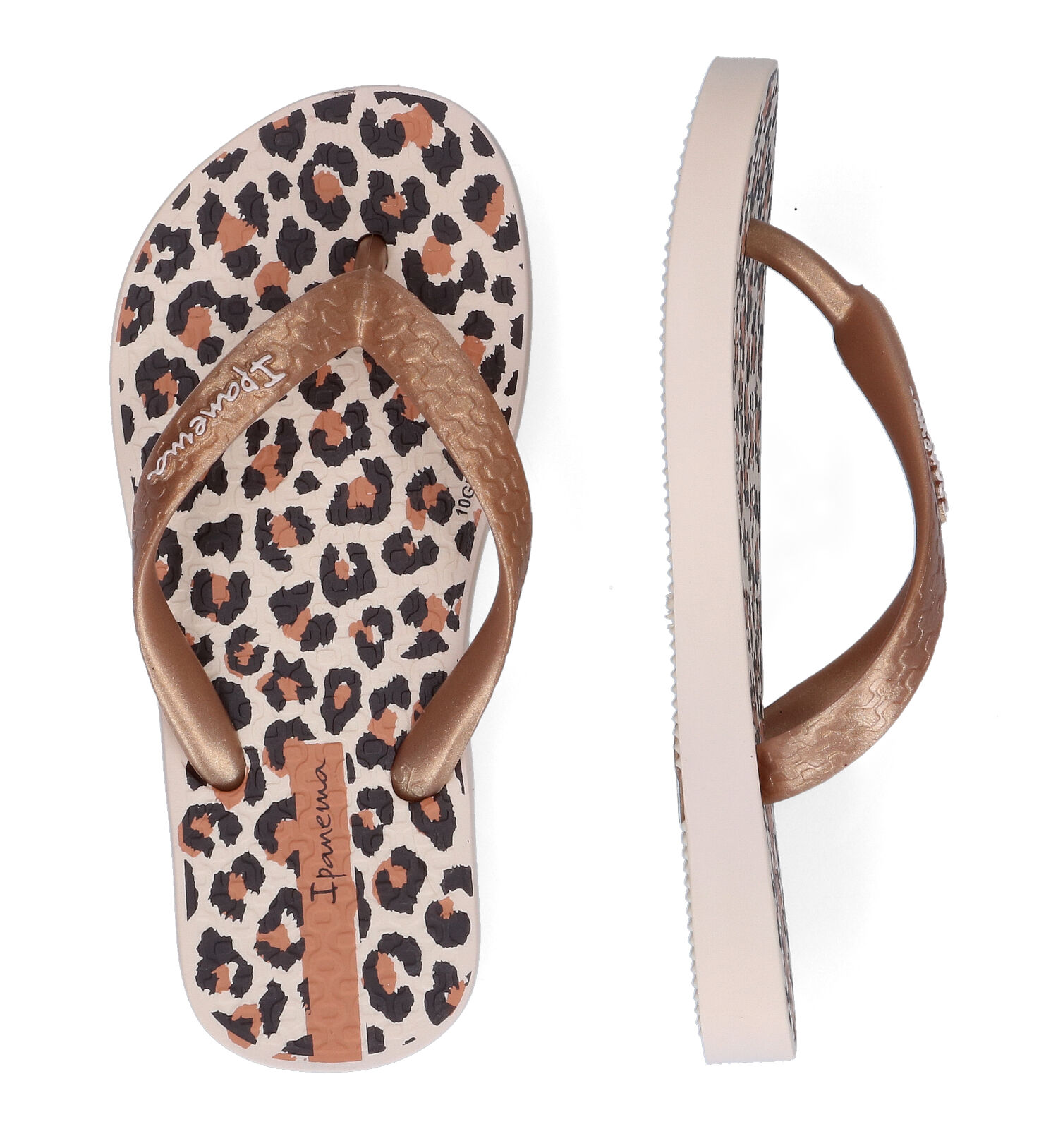 Teenslippers beige