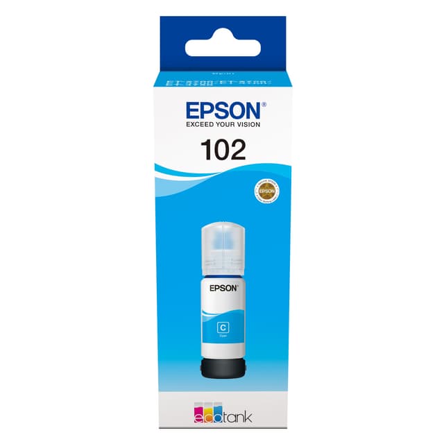 Epson blækpatron 102 EcoTank Cyan