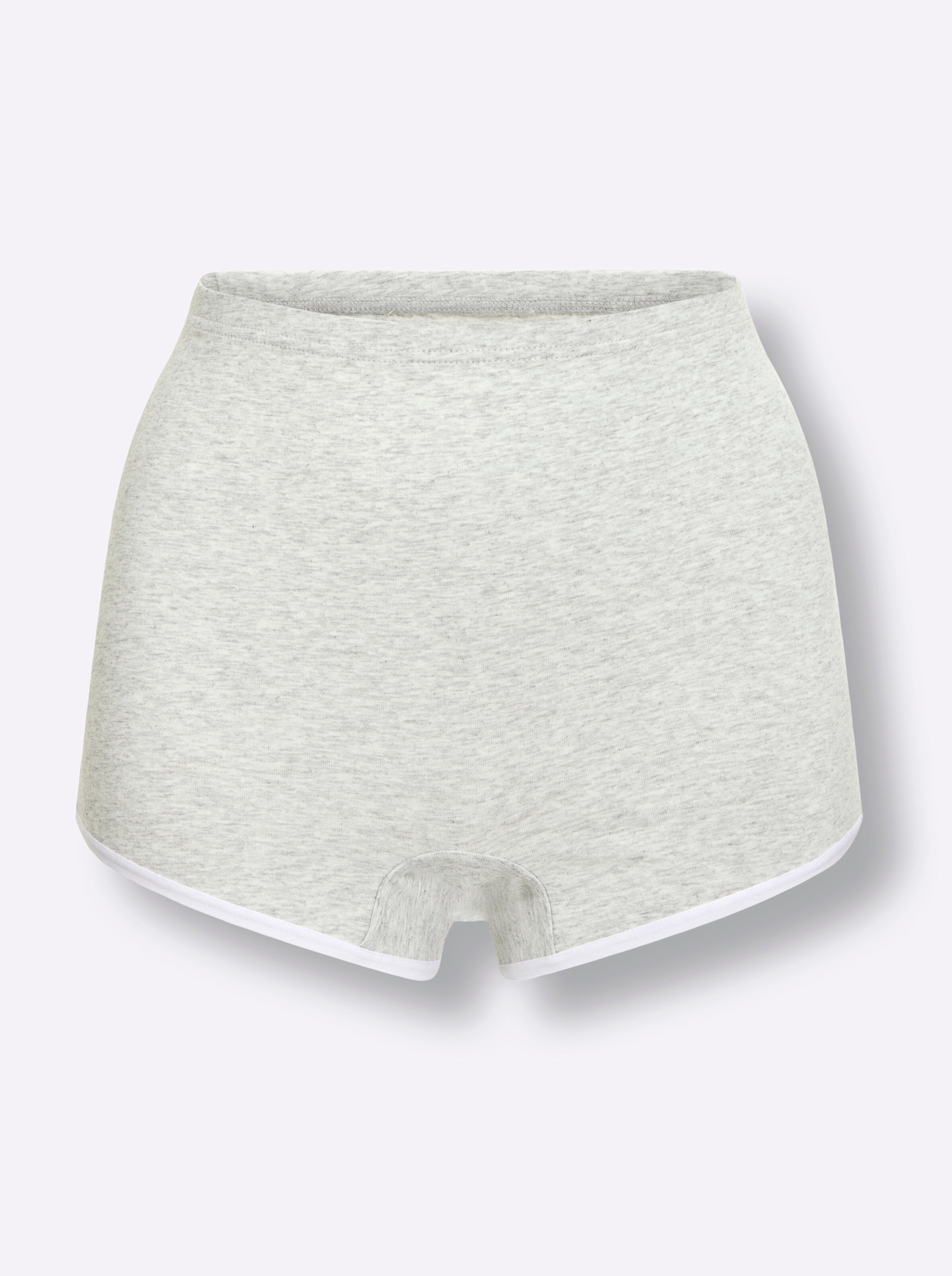 wäschepur Panty in bleu-meliert + hellgrau-meliert + elfenbein-meliert
