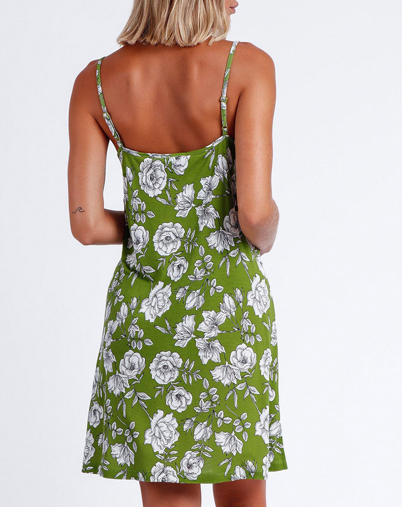 Admas Nuisette Fleurs verte
