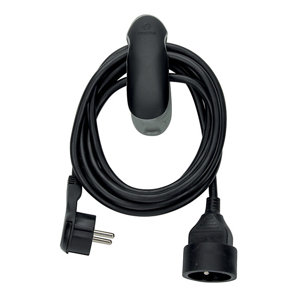 Watt & Co Rallonge éléctrique avec clip - Noir - 3 m