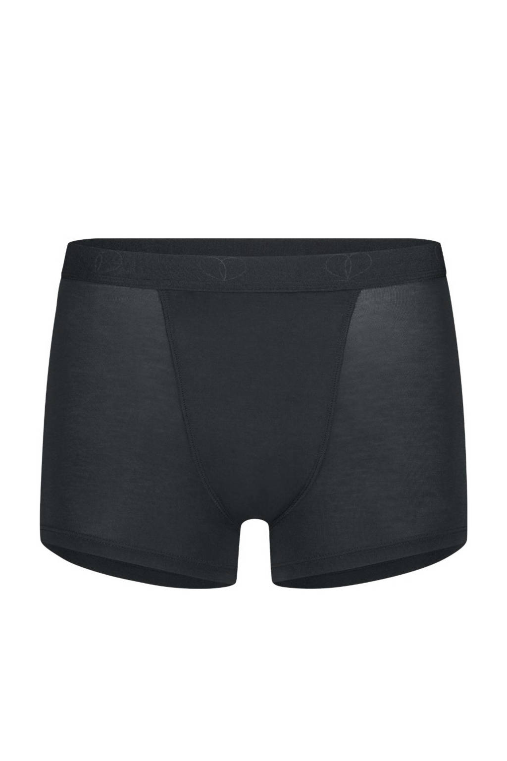 boyshort menstruatieslip Super zwart