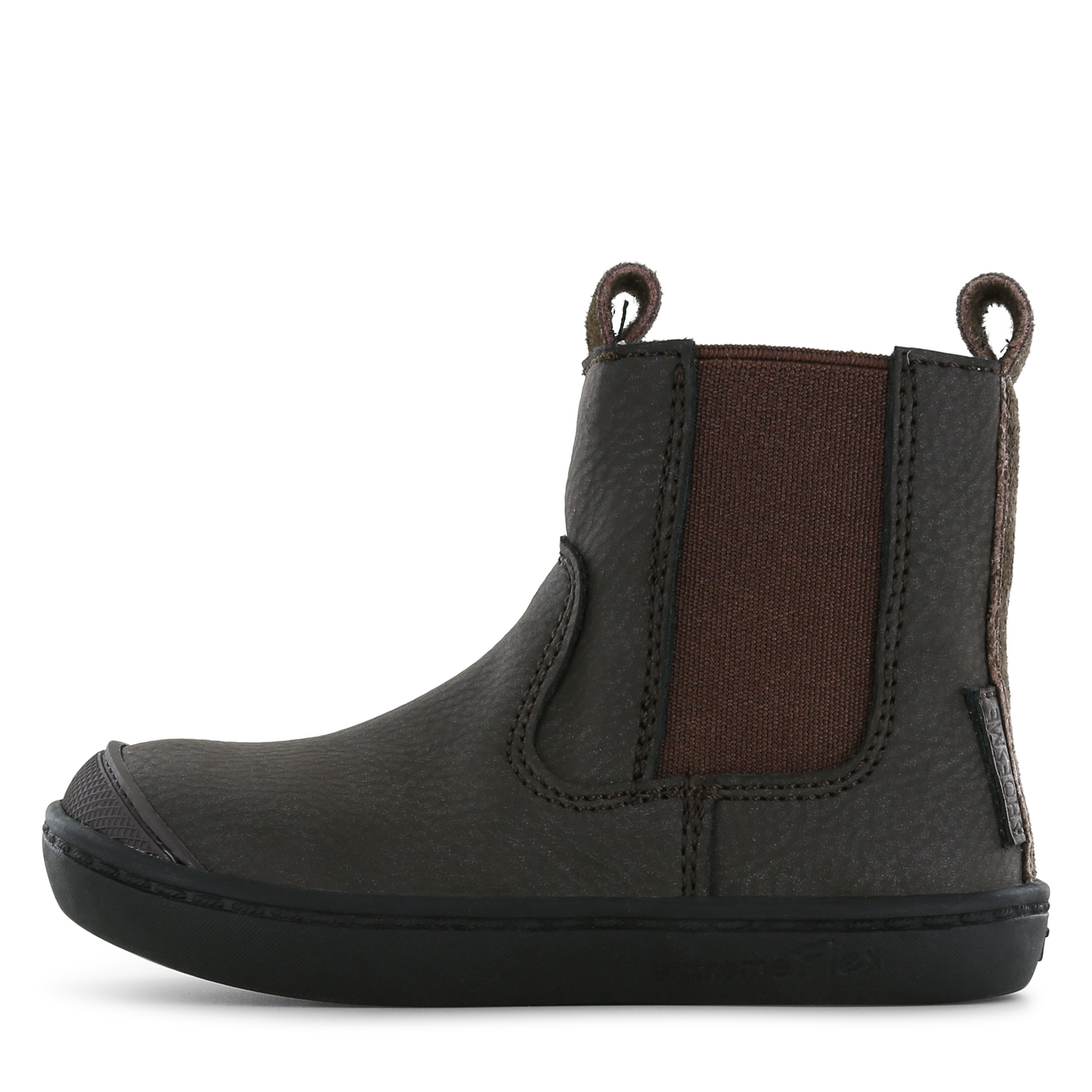 Shoesme donkerbruin chelsea bootje Microfiber nubuck, Suède | Sale