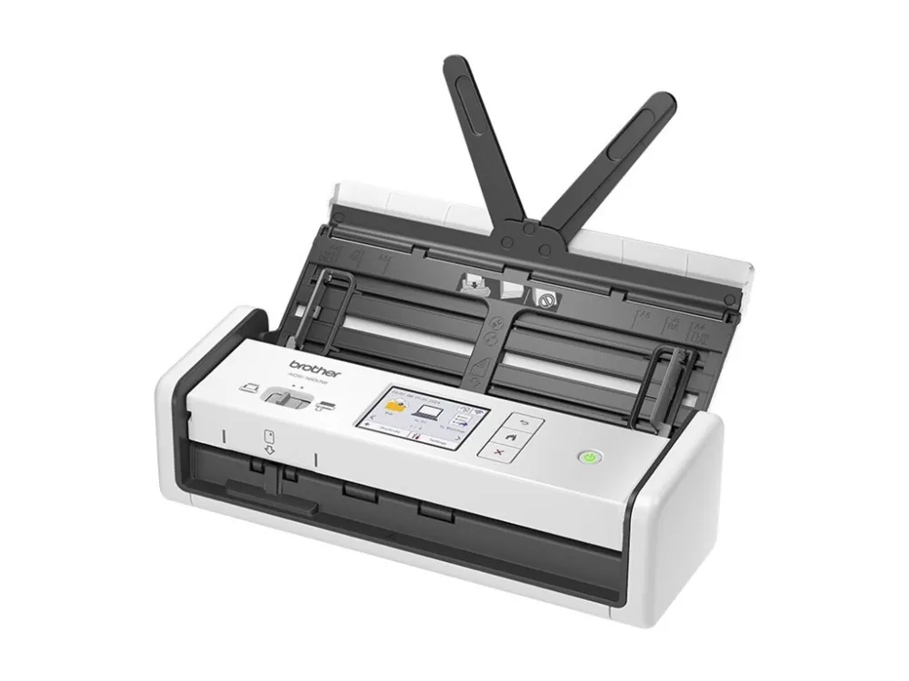 Brother ADS-1800W - Dokumentscanner - Dual CIS - Duplex - A4 - 600 dpi x 600 dpi - op til 30 ppm (mono) / op til 30 ppm (farve) - ADF (20 ark) - Wi-Fi(n), USB 2.0 (Host), USB-C 3.2 Gen 1