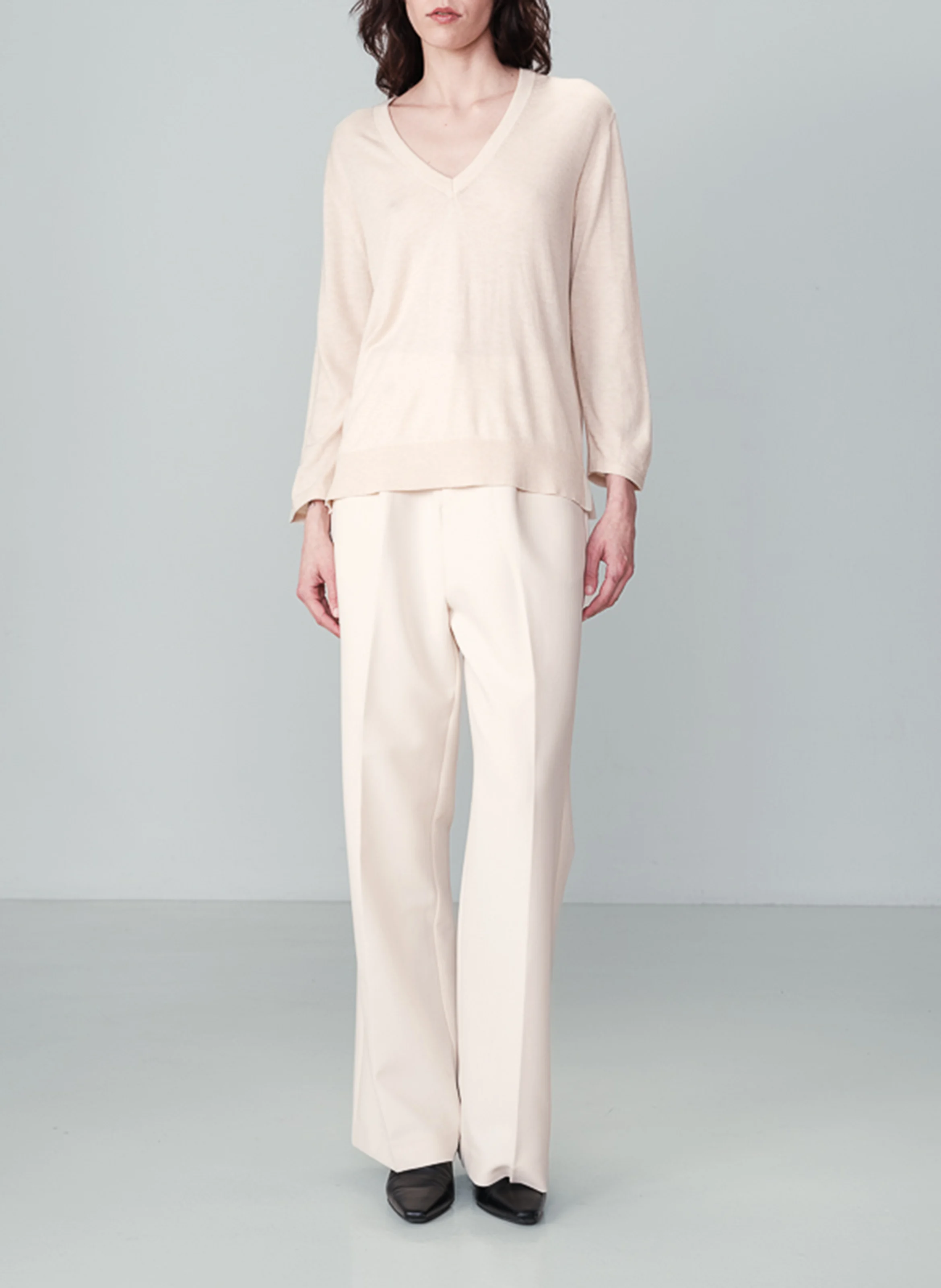 NAIVE - Pull col V| Beige