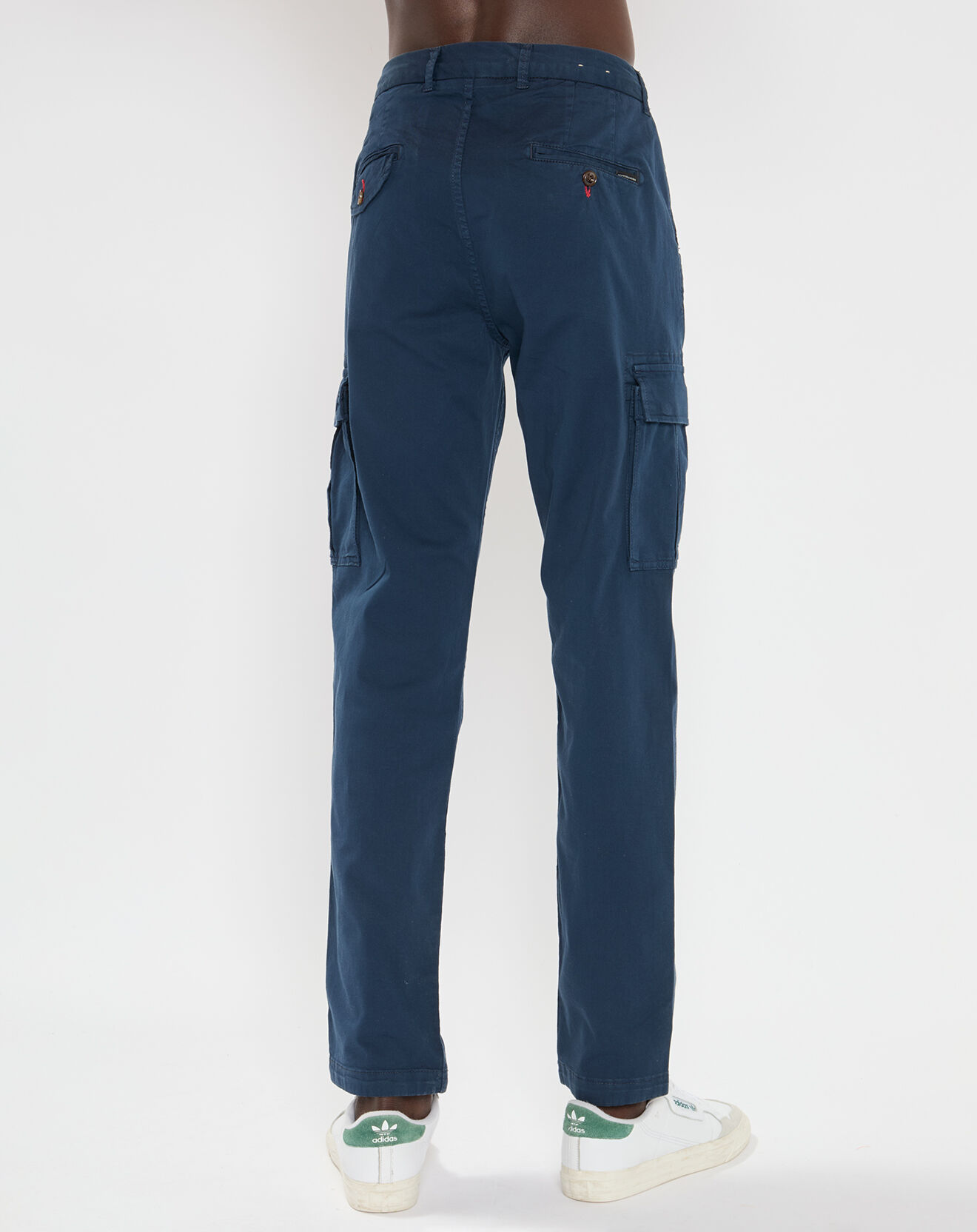 Scotch & Soda Pantalon Cargo Slim Fit Stuart bleu marine