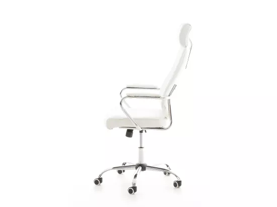 Fauteuil de bureau à blanche 59 x 57 x 128 cm BUR10002