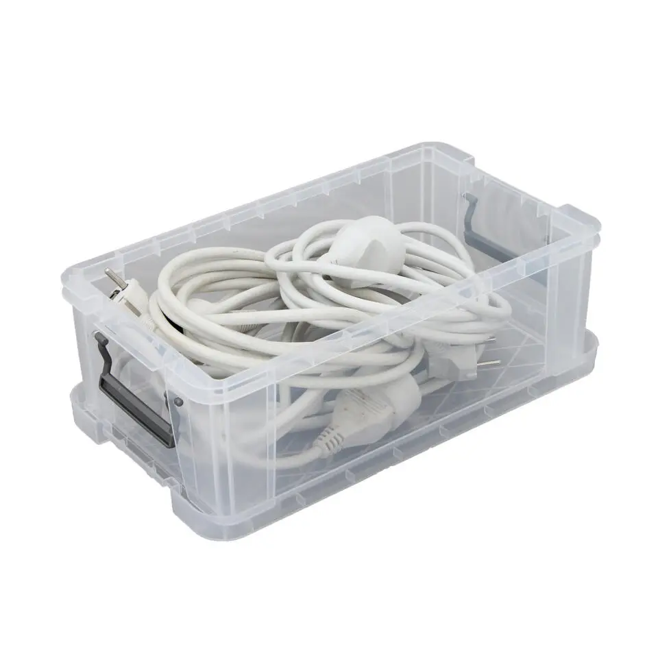 Whitefurze Opbergbox - 5,8 liter - Transparant - 35 x 19 x 12 cm