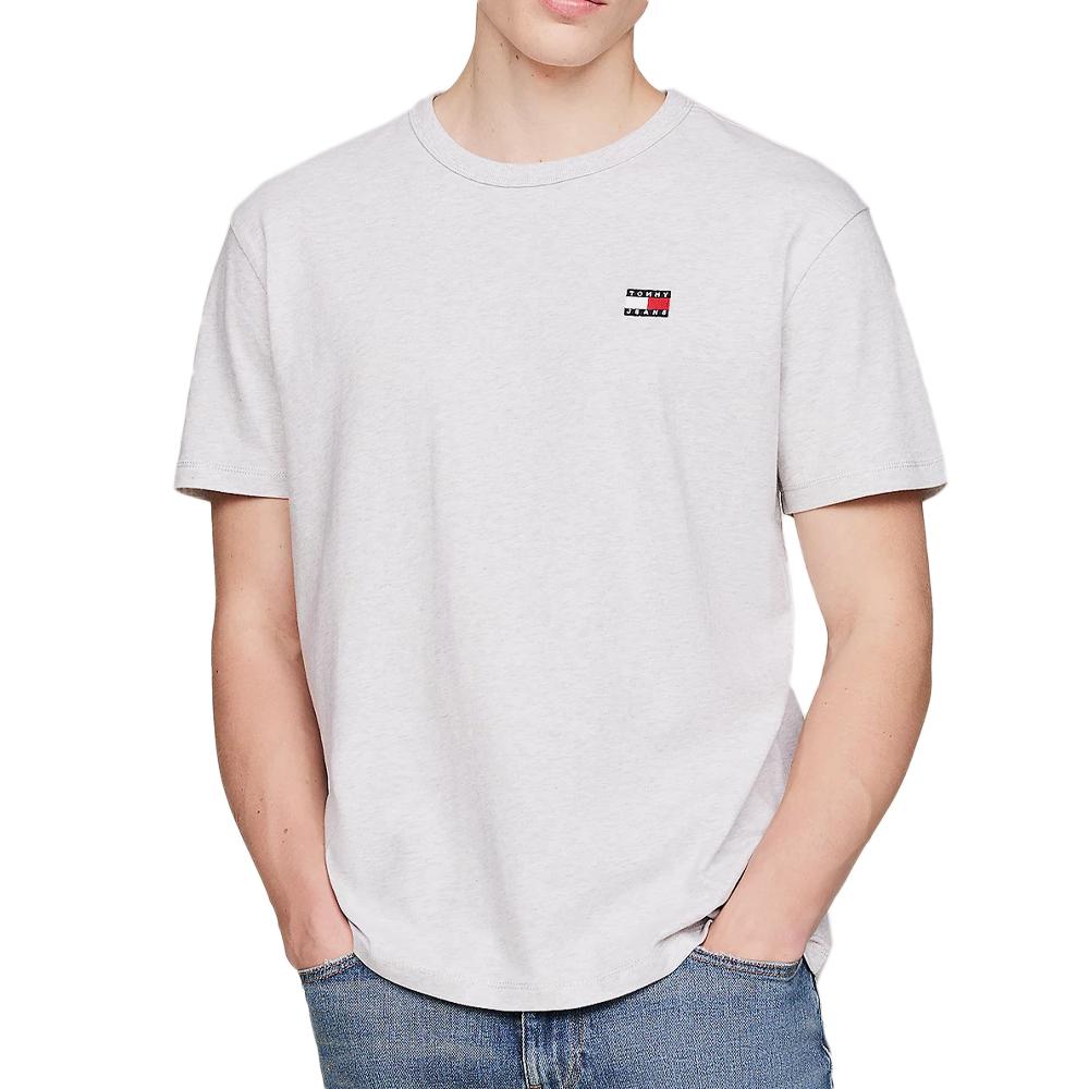 Tommy Hilfiger T-shirt Gris Homme Tommy Hilfiger Badge