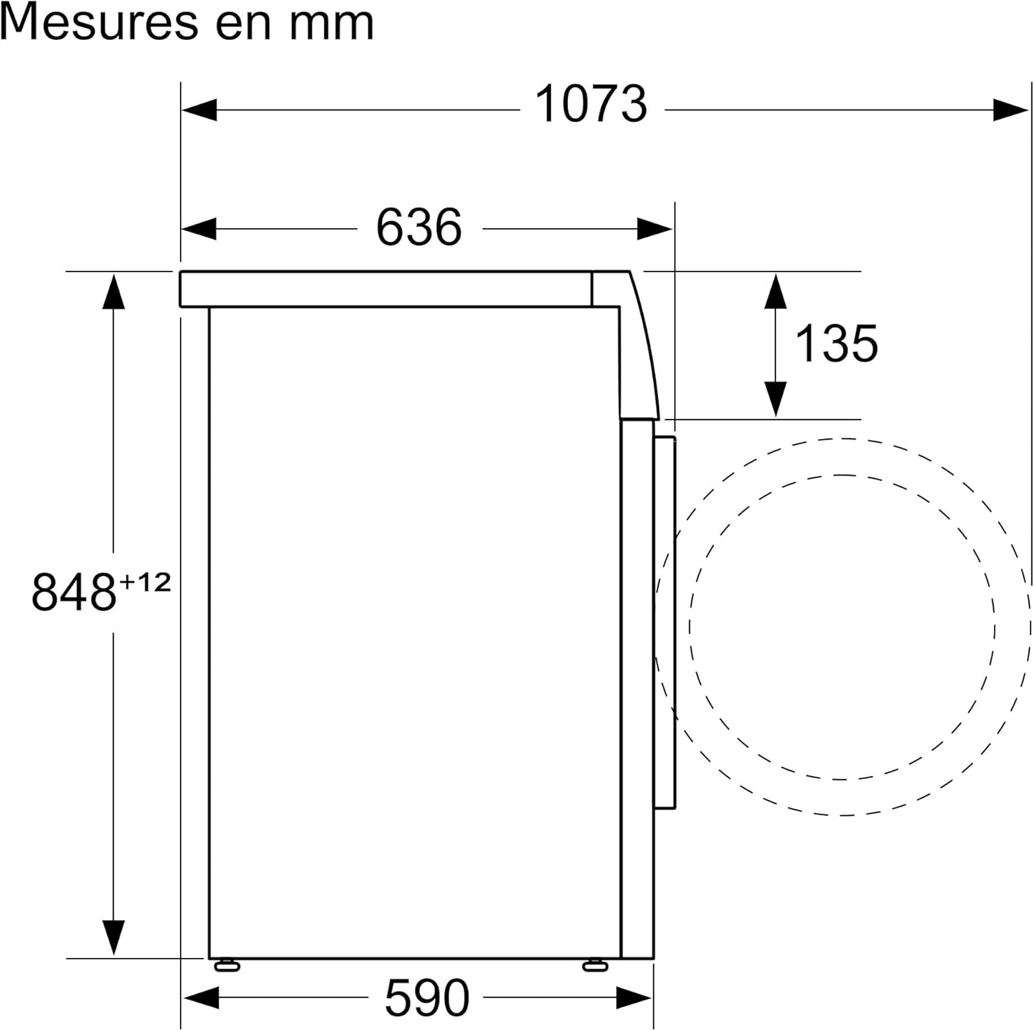Lave-linge autoportant à chargement frontal série 6 Bosch WGG24400FR - Blanc
