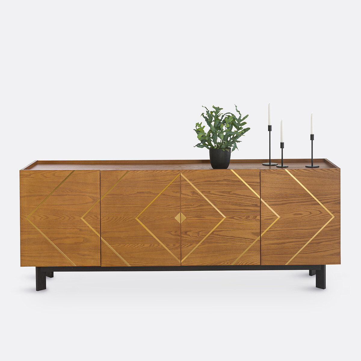 LA REDOUTE INTERIEURS<br>Móvel buffet, 4 portas, Palaz
