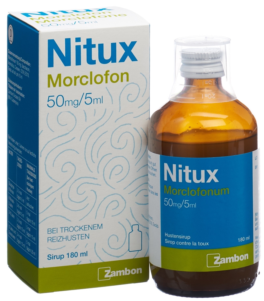 NITUX Sirup Glasfl 180 ml<br>180 ml, Glasflasche, Sirup