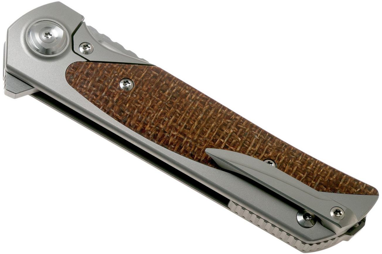 Liong Mah Warrior Two V3 Burlap Micarta zakmes